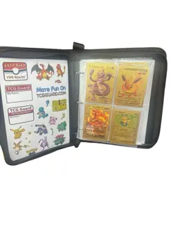 440 Card Pokemon Pocket Binder with 4 Pocket Album Folder w/ 11 Novelty Cards! - Image 3