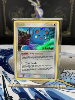 Pokemon Card Ex Delta Species Azurill 20/113 2005 Reverse Stamped Holo - Image 1