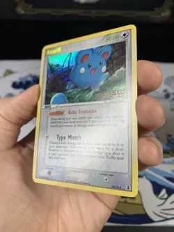 Pokemon Card Ex Delta Species Azurill 20/113 2005 Reverse Stamped Holo - Image 4