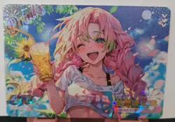 Mitsuri Kanroji ZR Rare Holo Foil Card NM Demon Slayer Pieces Time Wedding 2 - Image 1