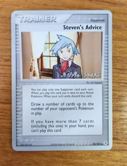 Steven's Advice Pokemon Card, Hidden Legends Set 92/101 - 2006 Championships - Image 1