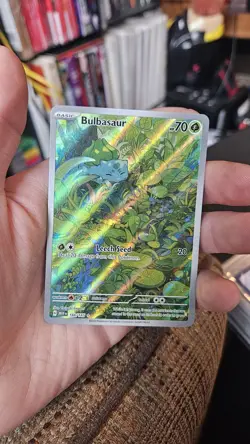 Pokemon TCG Bulbasaur 166/165 Scarlet & Violet Holo Card Mint/Near Mint - Image 2