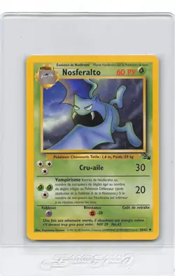 GOLBAT (NOSFERALTO) 34/62 - FRENCH Fossil Set - Pokemon Card - UNLIMITED - NM/M - Image 1