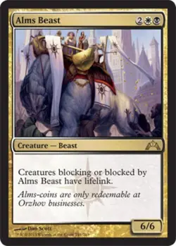 Alms Beast - Medium Play MTG Gatecrash - Image 1