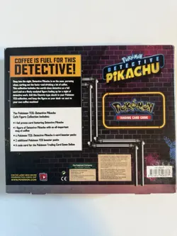 Pokemon TCG Detective Pikachu CAFE FIGURE Collection w/ Promo Card & 4 Booster - Image 2