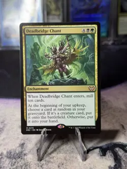 Deadbridge Chant Commander: Duskmourn: House of Horror Reg Mythic 0215 MTG - Image 1
