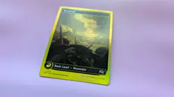 MTG Mountain Aetherdrift Land First Place Finish Foil 0510 - Image 2