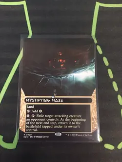 MTG Magic The Gathering Mystifying Maze EOS 0029 Borderless Stellar Sights - Image 1