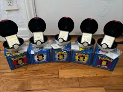 Pokemon 23K Gold Plated Trading Card Limited Edition Set of 5 Burger King 1999 - Image 1