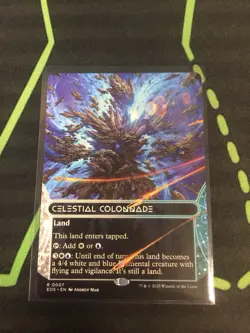 MTG Magic The Gathering Celestial Colonnade EOS 0007 Borderless Stellar Sights - Image 1