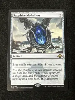 Sapphire Medallion NM RARE Modern Horizons 3 [MH3] MTG 296 Regular Near Mint NM - Image 1
