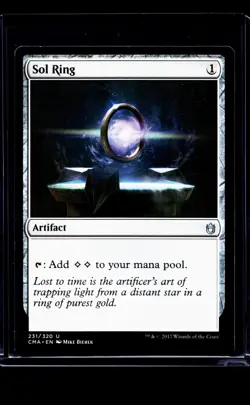 2017 MTG Magic The Gathering CMA Commander Anthology #231 Sol Ring - Image 1