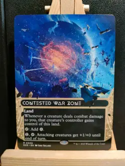 Contested War Zone - Edge of Eternities Stallar Sights - NM (see pics) MTG - Image 1