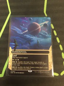 MTG Magic The Gathering Mirrorpool EOS 0027 Mythic Borderless Stellar Sights - Image 1