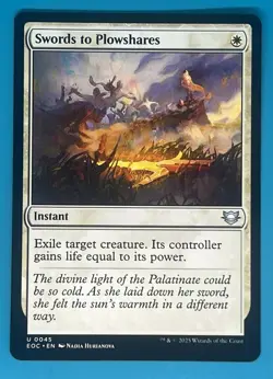 Mtg Swords to Plowshares Commander: Edge of Eternities Regular - Image 1