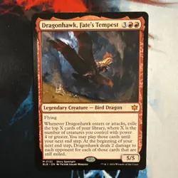 x1 Dragonhawk, Fate's Tempest BLB Bloomburrow MTG 132 MYTHIC M/NM 1x - Image 1