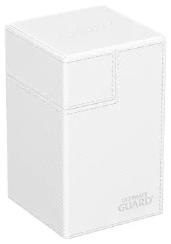 ULTIMATE GUARD FLIP n TRAY WHITE 100+ MONOCOLOR DECK CASE Card Box ccg mtg tcg - Image 2