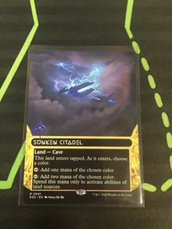 MTG Magic The Gathering Sunken Citadel EOS 0041 Borderless Stellar Sights - Image 1