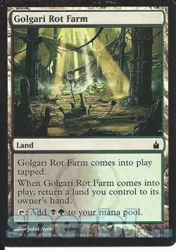 MTG Magic the Gathering TCG RAVNICA Golgari Rot Farm Land 278 / 306 - Image 1