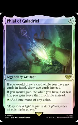 MTG FOIL Phial of Galadriel - The Lord of the Rings Card # 248 - Image 1