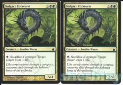 MTG Magic the Gathering TCG RAVNICA 2X Golgari Rotwurm 210 / 306 - Image 1