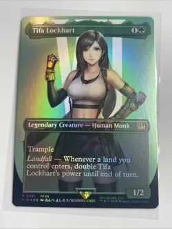 Tifa Lockhart - MTG FF - R 0391 - Borderless FOIL - Image 1