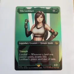 Tifa Lockhart - MTG FF - R 0391 - Borderless FOIL - Image 1