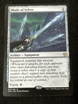 Blade of Selves #301 (NM) Baldur's Gate CLB Magic MTG Regular - Image 1