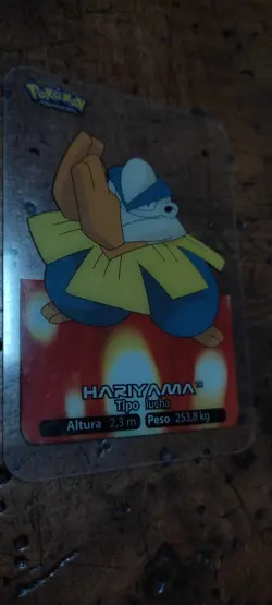 Hariyama 055 Pokemon Lamincards Edibas - ESP - GOOD - Image 1