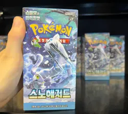 Pokemon Card Scarlet & Violet Snow Hazard Booster Box sv2P Sealed Korean - Image 1