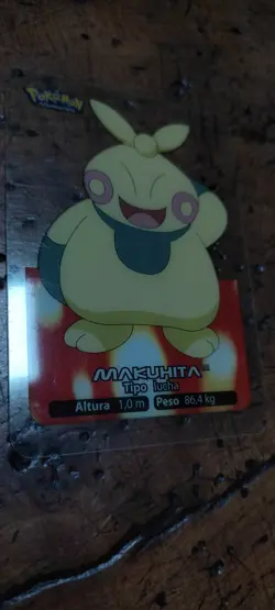 Makuhita 054 Pokemon Lamincards Edibas - ESP - GOOD - Image 1