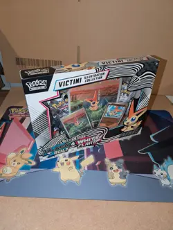 Pokemon TGC Victini Illustration Collection Box - Black Bolt White Flare Sealed! - Image 2