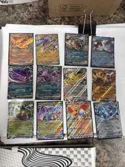Pokemon Tcg Destined Rivals Lot Of 12 Ex Cards Holo Rares - Image 1