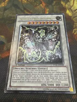 GERMAN Yugioh 2010 Scrap Twin Dragon UTR 1st Ed. STBL-EN044 Near Mint - Image 1