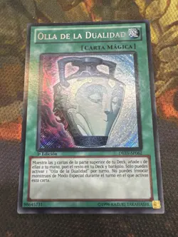 SPANISH Yugioh Pot of Duality DREV-EN062 Secret Rare 1st Ed LP - Image 1