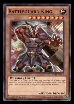 Yugioh Battleguard King #MP15-EN073 2015 Mega-Tins Mega Pack LP - Image 1