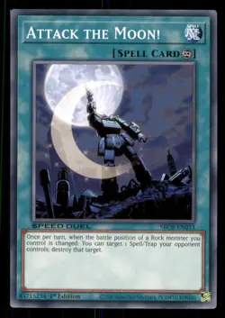 Yugioh Attack the Moon! #SBCB-EN033 Speed Duel: Battle City Box LP - Image 1