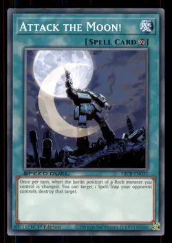 Yugioh Attack the Moon! #SBCB-EN033 Speed Duel: Battle City Box LP - Image 1