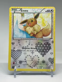 Pokemon Card Eevee - RC14/RC25 - Holo Radiant Legendary Treasures - LP - Image 1