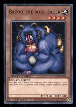 Yugioh Bazoo the Soul-Eater #SBCB-EN048 Speed Duel: Battle City Box LP - Image 1