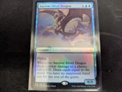 MTG Magic the Gathering FOIL Ancient Silver Dragon CLB! - Image 1