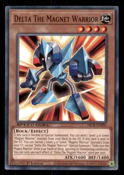Yugioh Delta The Magnet Warrior #SBCB-EN026 Speed Duel: Battle City Box LP - Image 1