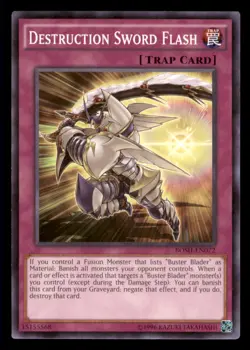 Yugioh Destruction Sword Flash #BOSH-EN072 Breakers of Shadow LP - Image 1