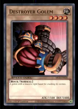 Yugioh Destroyer Golem #SBCB-EN028 Speed Duel: Battle City Box LP - Image 1