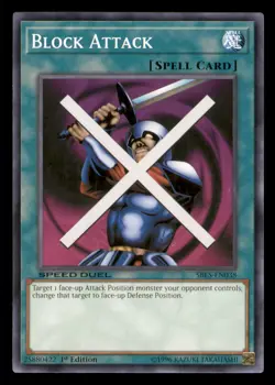 Yugioh Block Attack #SBLS-EN038 Speed Duel: Arena of Lost Souls LP - Image 1
