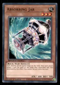 Yugioh Absorbing Jar #SBCB-EN031 Speed Duel: Battle City Box LP - Image 1