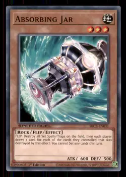 Yugioh Absorbing Jar #SBCB-EN031 Speed Duel: Battle City Box LP - Image 1