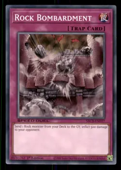 Yugioh Rock Bombardment #SBCB-EN037 Speed Duel: Battle City Box LP - Image 1