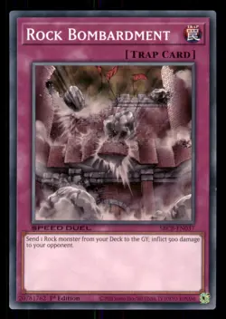 Yugioh Rock Bombardment #SBCB-EN037 Speed Duel: Battle City Box LP - Image 1