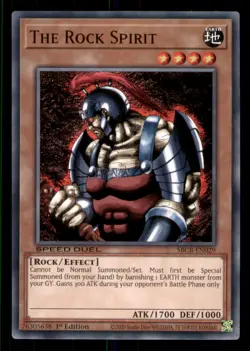 Yugioh The Rock Spirit #SBCB-EN029 Speed Duel: Battle City Box LP - Image 1